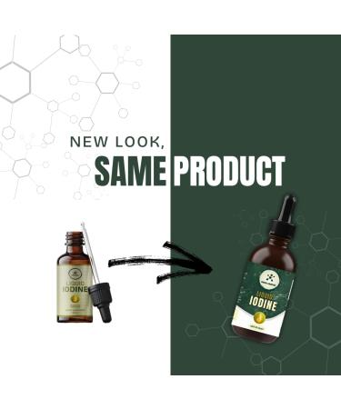 Compass Laboratory Iodine Liquid Drops | Clear & Colorless Liquid | 50ml - 250mcg/Serving | High-Purity Dietary Supplement - Buy Online on GoSupps.com