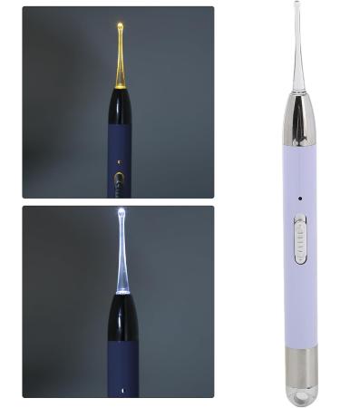 Refurbished USB Ear Spoon Cleaner | Safe LED Earplugs for Seniors | Essential Hearing Support Aids in Purple - Buy Online on GoSupps.com