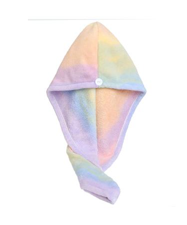 Microfiber Hair Drying Wrap Towel for Women Turban Fast Dry Multicolored
