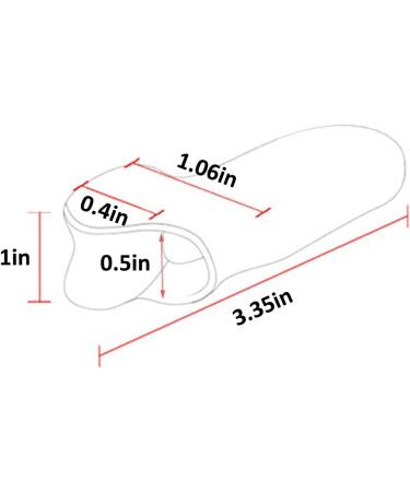 MICPANG Bunion Corrector: Bunion Pads Splint for Men and Women, Gel Silicone Big Toe Separator Cushion - White (3 Pairs) - Buy Online on GoSupps.com