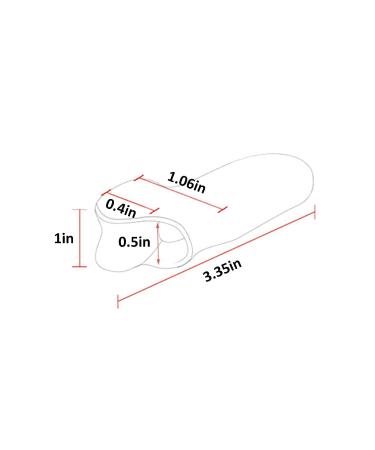 MICPANG Bunion Corrector - Gel Silicone Pads Splint for Bunion Relief - Big Toe Separator Cushion - Peach (3 Pairs) - Buy Online on GoSupps.com