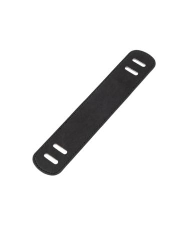 UxicRuya Leather Shoulder Strap Replacement Shoulder Rest for Laptop Case Tote black S