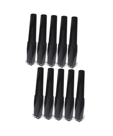 Beavorty 10 Pcs Empty Eyeliner Bottle Eyelash Glue Bottles Mascara Liquid Tubes Filling Makeup Tools Blackx2pcs 11x1.6cmx2pcs