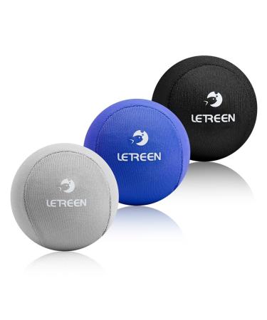 Letreen 3 Set Stress Ball for Adults Gel Anti-Stress Ball with different strengths and sizes anti-stress balls for concentration kneading toy toys black sapphire blue gray - Buy Online on GoSupps.com