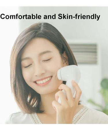 Electric Facial Cleansing Brush IPX6 Waterproof Facial cleansing tool Home 2 Speeds Electric Facial Scrubber for Women - Buy Online on GoSupps.com