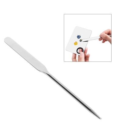 Buy Stainless Steel Makeup Spatula - Slanted Head Mixing Tool for Makeup & Nail Art - Perfect for Manicure Expert Techniques - Buy Online on GoSupps.com