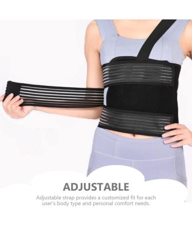 Healeved Fracture Fixation Belt & Elastic Rib Brace - Adjustable Chest Bag & Abdominal Binder for Men & Women - Ideal for Rib & Waist Support - Buy Online on GoSupps.com