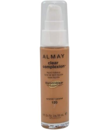 ALMAY CLEAR COMPLEXION LIQUID MAKEUP #120 CARAMEL - Buy Online on GoSupps.com