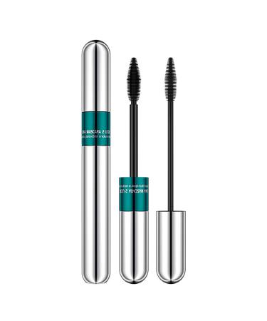 Mascara Makeup | Smudge Proof Eye Lash Mascara With Two Brush | Waterproof Mascara Lash Extension Safe Lash Primer Thick Dense Curling Eye Lash Mascara For Bigger Eyes And Make Up Gift Tangchen