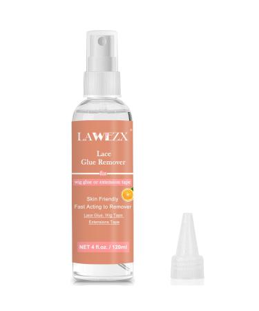 Tape Remover 4OZ/120ml LAWEZX Tape in Extension Remover Extra Strong Fast Acting Wig Remover for Lace Wig Glue Adhesive or Tape in Hair Extensions Clear (Gentle on Skin and Hair/Easy to Clean) - Buy Online on GoSupps.com