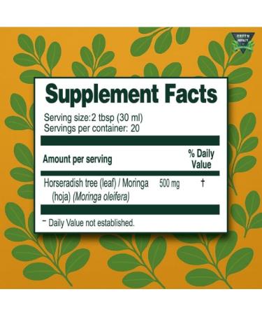GREEN ROYALTY Moringa Horseradish Tonic Supplement Herbal Strength Formula Plant-Based Wellness Support Sugar Free Vegan Gluten Free 20.2 fl oz - Buy Online on GoSupps.com