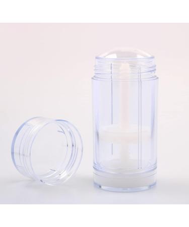 Wresty 1oz/30ml Clear Deodorant Containers Empty Plastic Twist-up Deodorant Bottles Bottom Filling Makeup Bottles DIY Cosmetic Glue Stick Lip Balm Tubes (3 Pcs) - Buy Online on GoSupps.com