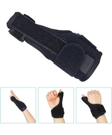 GLEAVI Thumb Brace Splint - Left Hand Support for Men & Women | Durable Composite Cloth & Steel Plate Hand Splint - Buy Online on GoSupps.com