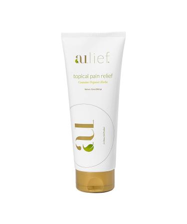Gold Natural Pain Relief Cream Herbal Pain Relief Cream for Muscle Pain Relief & Joint Pain Relief. Chemical-Free Organic Topical Pain Reliever Menthol Ointment 7 Oz Tube 7 Ounce
