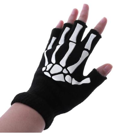 Buy WOWOWO Kids Cycling Gloves - Outdoor Sport Half Finger Skeleton Design | Soft Protective Gear for Bicycle Adventures - Buy Online on GoSupps.com