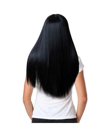 Wig Ladies Long Hair Black Women Straight Party Brazilian Curly Hair 50s 60s 70s 80s