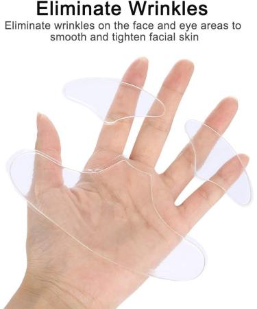 Face Wrinkle Patches Silicone Reusable Face Forehead Eye Wrinkles Frown Lines Removal Anti-Ageing Pad Overnight Smoothing Forehead Wrinkle Resistant Pads - Buy Online on GoSupps.com