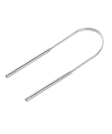 Durable Tongue Cleaning Brush Metal Travel Portable Food Scraper For Adults Keep Teeth Healthy