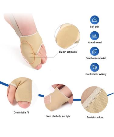 Big Toe Spreader for Hallux Valgus - Gel Bale Stretchy Pads & Padded Rail - Size L - Buy Online on GoSupps.com