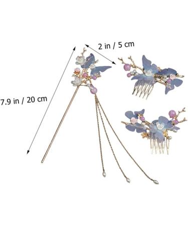 Housoutil 3 Sets Hair Comb Womens Hair Sticks Hair Accessories for Girls Antique Hair Sticks for Buns Vintage Hair Sticks Retro Hair Crystals and Gemstones Hanfu Tassel Alloy Walk Women's - Buy Online on GoSupps.com