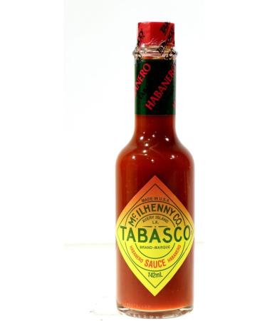 Tabasco Brand Habanero Pepper Sauce 142ml / La sauce Tabasco habanero piquante 142ml - Buy Online on GoSupps.com