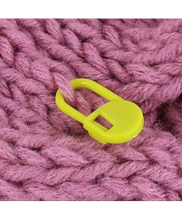 Meikeer 150pc Knitting Crochet Locking Stitch Markers & Needle Clip Counter - 10 Colors (Random Color) - Buy Online on GoSupps.com