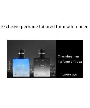 Men's Fragrance Sets - Fresh Long Lasting Eau de Parfum - Men's Everyday & Dating Fragrances Exude Manly Charisma 60ml/2.0 Fl Oz Black - Buy Online on GoSupps.com