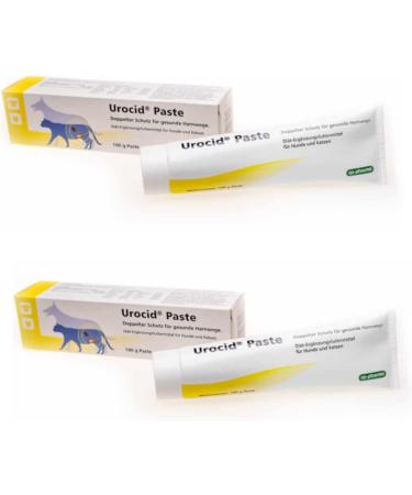 CP-Pharma Urocid Paste Double Pack | 2 x 100g | Dietary Supplement for Dogs & Cats | Relieve Bladder Complaints & Struvite Stones with Methionine & Cranberry - Buy Online on GoSupps.com
