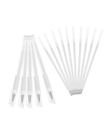 MUSISALY 1 Set Fixed Point Line Pen Brow Pencil Mark Pens Portable Marking Pen Tattoos Marker White Plastic 15.00X0.80X0.80CM White