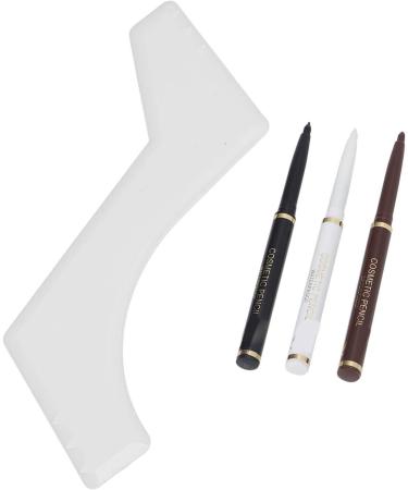 ACOGEDO 4Pcs Men Waterproof Beard Pencil Filler Kit with Long Lasting Beard Fountain Pen and Shape Guide Template for Perfect Beard Lines - Buy Online on GoSupps.com