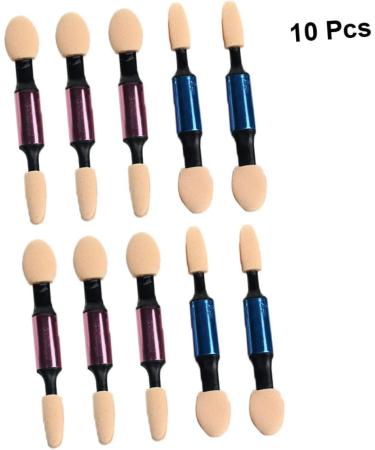 BIUDECO 10pcs Makeup Brush Make Eye Shadow Brush Eye Shadow Applicator Mix Miss Eye Shadow Stick - Buy Online on GoSupps.com