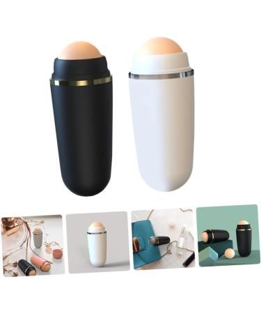 FRCOLOR 6 Pcs Volcanic Stone Oil-absorbing Ball Clay Tool Facial m Ask Stick Face Cleaning Oil Roller Reel - Buy Online on GoSupps.com