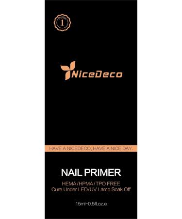 Nail Primer - Fast Air Dry No Lift Prep for Gel & Acrylic | Long-lasting Foundation for Perfect Nails - Buy Online on GoSupps.com