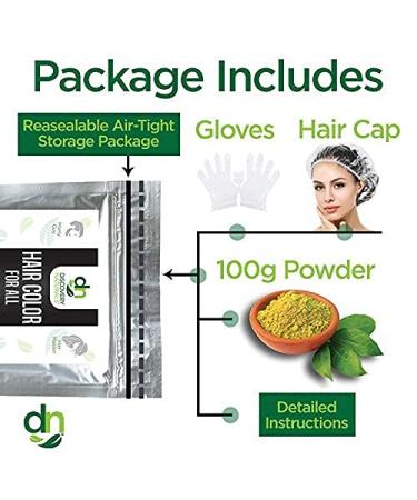 Discovery Naturals Golden Light Brown Henna Hair Color - 100% Natural Dye for Men & Women | Chemical-Free Hair & Beard Color | Easy to Use & Blendable - Buy Online on GoSupps.com