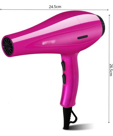 Professional Hair Dryer 2000W High Power Hair Dryer Salon Lightweight Hair Dryer 3 Heat Settings with Diffuser Nozzle - Buy Online on GoSupps.com