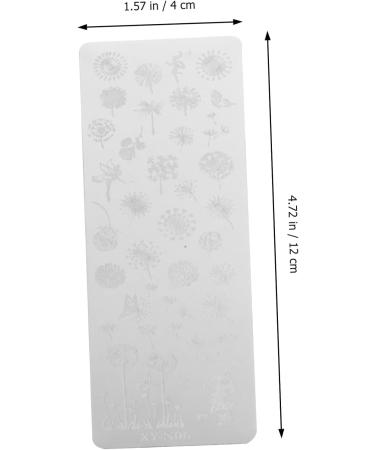 minkissy 6 Sets Double-headed Silicone Stamp Acrylic Nail Stamper Nail Stamp Tool Kit Nail Art Stencil Nail Art Stickers Nail Decals Stickers Nail Art Stamper Nail Stickers Manicure 12x4cmx2pcs As Shownx2pcs - Buy Online on GoSupps.com