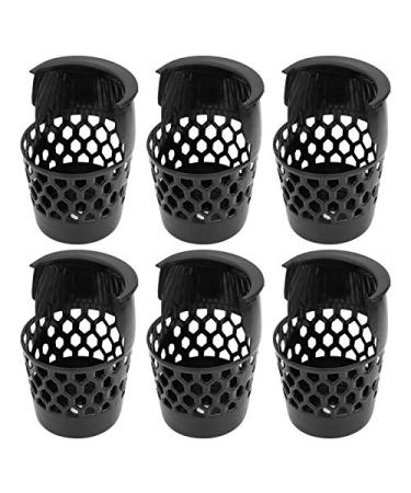 VGEBY Billiard Pockets, 6Pcs Billiard Ball Storage Pockets Plastic Pool Table Web Baskets Drop Net Bag Accessory M Pool Table Pockets