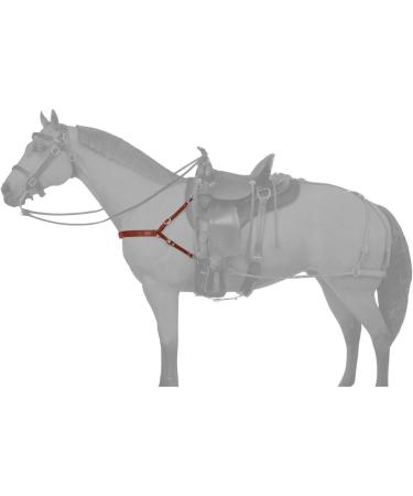 Tough-1 Leather Mule 4 Point Breast Collar - Durable and Stylish Choice for Your Mule - Buy Online on GoSupps.com