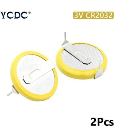 Battery CR2032 3V 2 Tabs Coin Cell for Main Board Toy Electronic Scale 2Pcs - Buy Online on GoSupps.com