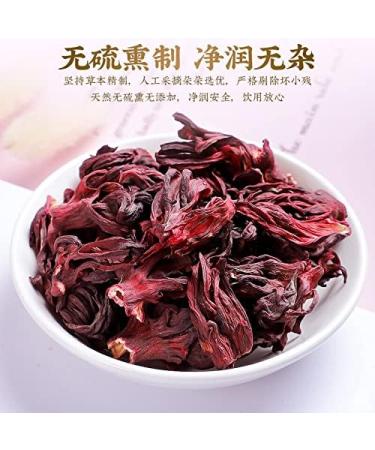 Roselle tea 3.52oz Yunnan whole flower roselle tea natural red dried flower fruit tea 100g - Buy Online on GoSupps.com