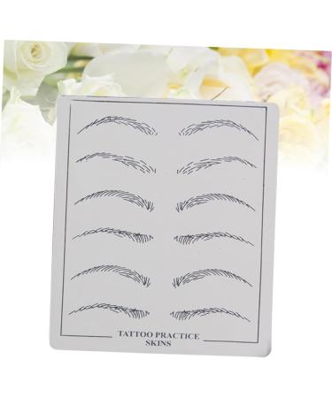  HONMEET 6 Pieces Skin Microblading Eyebrow Practice Eyebrow Skin Forming Eyebrow Eyebrow Size Eyebrow - Buy Online on GoSupps.com