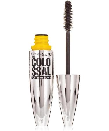  Maybelline 3 x Maybelline The Colossal Platinum Black Mascara - 03 Platinum Black - Buy Online on GoSupps.com