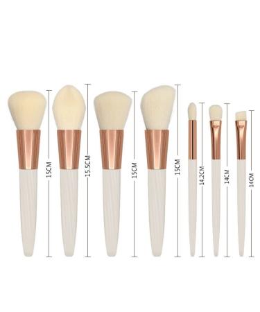 7-Piece Loose Powder Brush Set - Professional Blush & Makeup Tools for Flawless Beauty - Buy Online on GoSupps.com