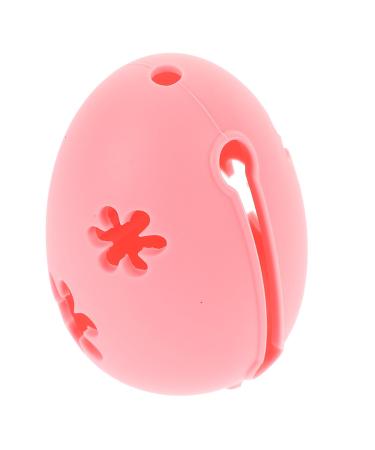 Zerodeko sponge makeup puff storage organizer cosmetic puff holder silicone makeup puff holder reusable cosmetic egg holder makeup accessories outdoor powder puff travel Silica gel 7.8X5.3X5.3CM Pink