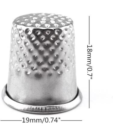 Honbay 50pcs Silver Sewing Quilting Metal Thimbles - DIY Craft Finger Protector Set - Buy Online on GoSupps.com