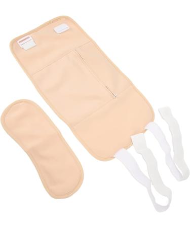 Asixxsix Reusable Castor Oil Pack for Liver Detox | Washable Compress with Adjustable Straps - Buy Online on GoSupps.com