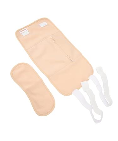 Buy Waist-Necked Chinus Oil Pack | Multi-Purpose Ribinus Oil Wrap | Reusable & Comfortable | Insomnia Relief & Yoga Essential (Khaki) - Buy Online on GoSupps.com