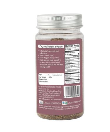 Praacritics Bio Ajowan (Carom Seeds) 100g - Organic International Shipping | Premium Quality Spices - Buy Online on GoSupps.com