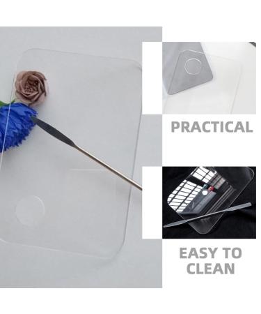 Buy Baluue Acrylic Makeup Palette Set - 2 Sets with Spatulas for Cosmetics Nail Art & Beauty Salon | International Shipping Available - Buy Online on GoSupps.com