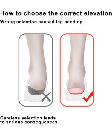 Thick Heel Lift Inserts for Heel Pain Relief and Height Increase - Blue, 1 Pair - Buy Online on GoSupps.com